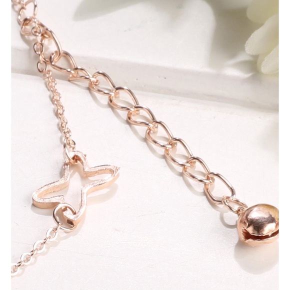 Butterfly ankle bracelet - Picture 6 of 6